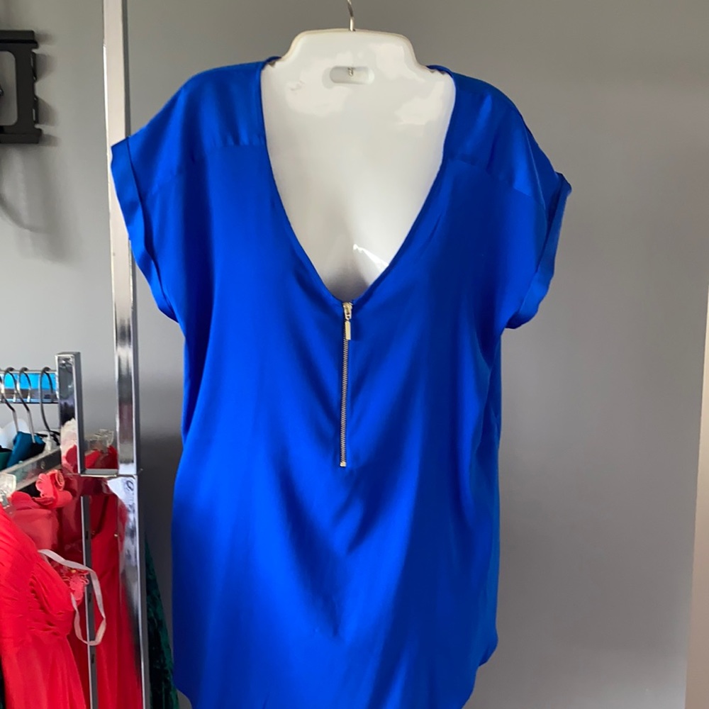 Express zip down shirt